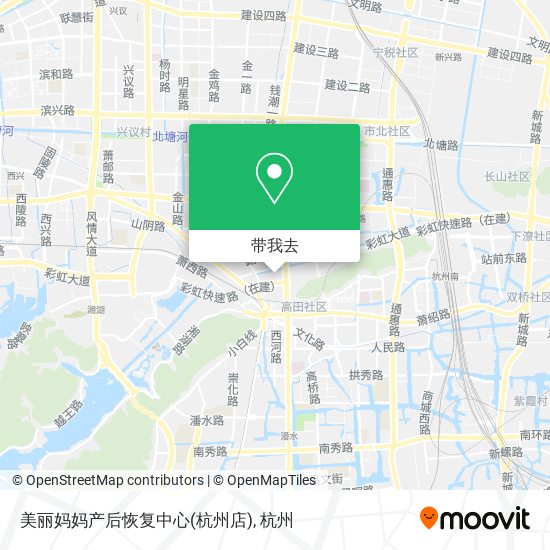 美丽妈妈产后恢复中心(杭州店)地图