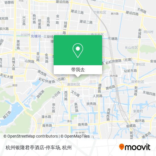 杭州银隆君亭酒店-停车场地图