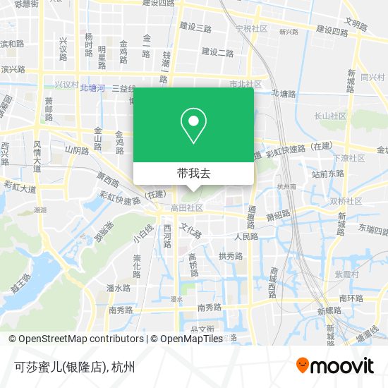 可莎蜜儿(银隆店)地图