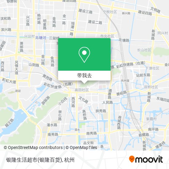 银隆生活超市(银隆百货)地图