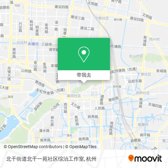 北干街道北干一苑社区综治工作室地图