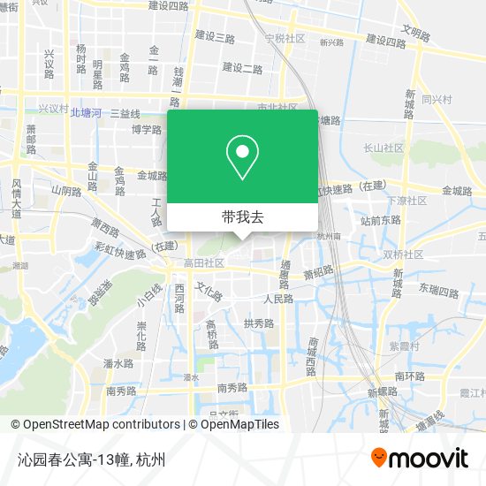 沁园春公寓-13幢地图