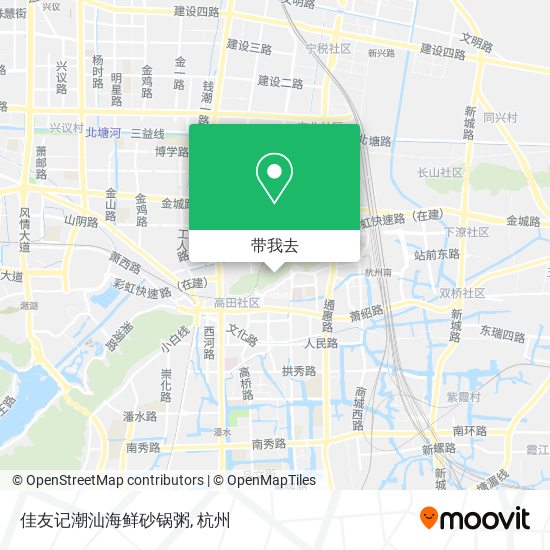 佳友记潮汕海鲜砂锅粥地图
