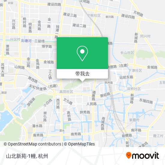 山北新苑-1幢地图