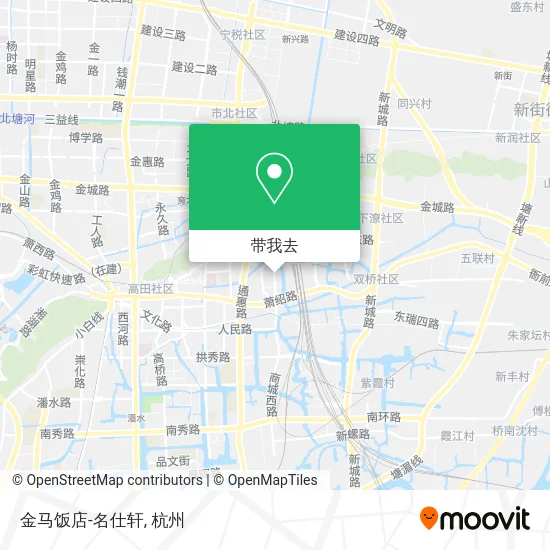 金马饭店-名仕轩地图