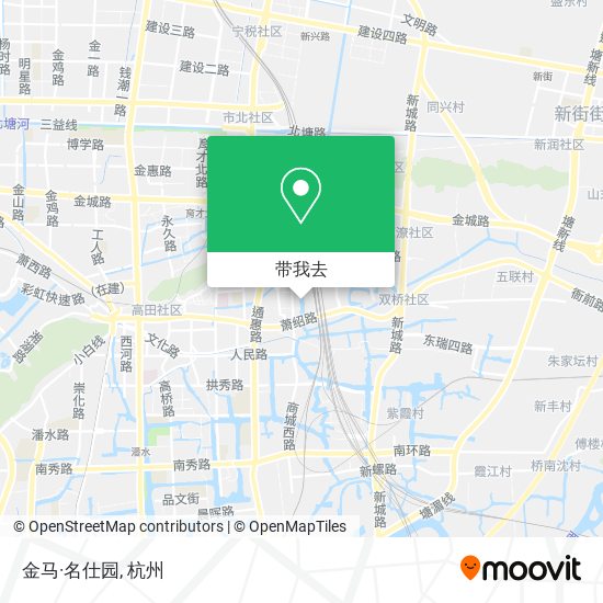 金马·名仕园地图