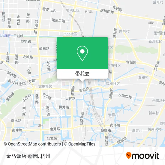 金马饭店-憩园地图