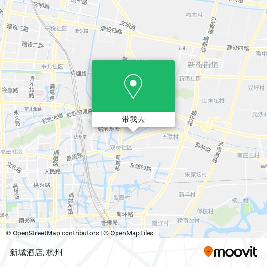 新城酒店地图