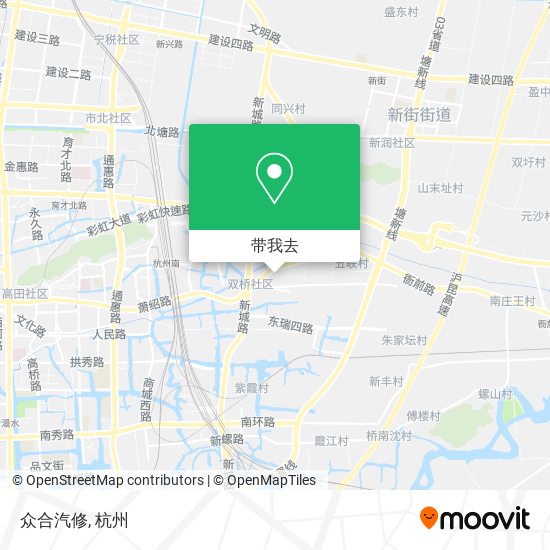 众合汽修地图