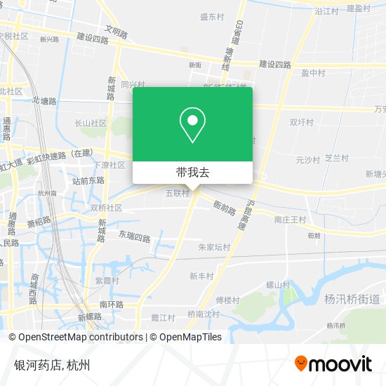银河药店地图