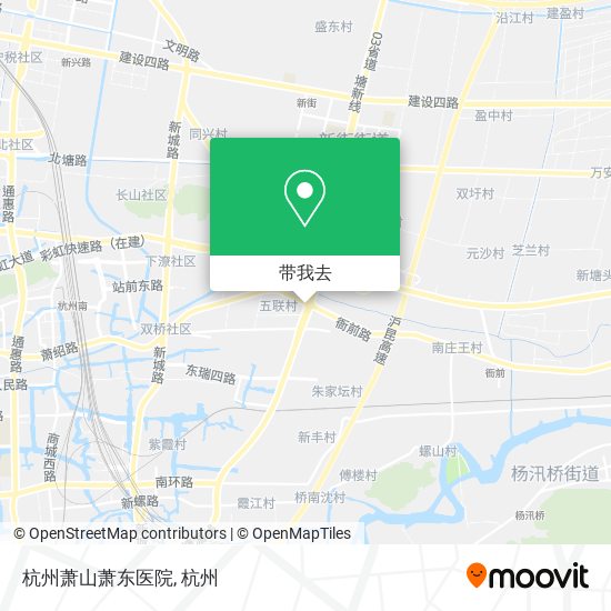 杭州萧山萧东医院地图