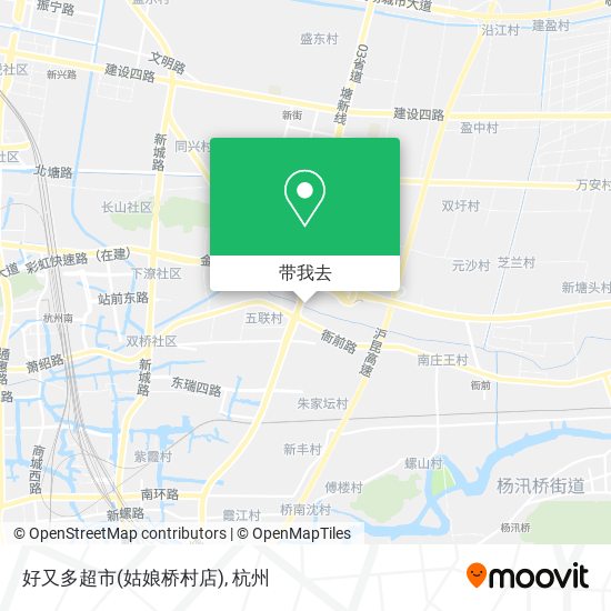 好又多超市(姑娘桥村店)地图