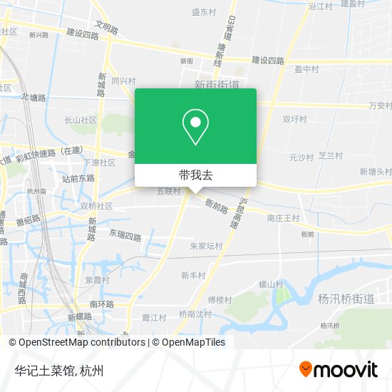 华记土菜馆地图