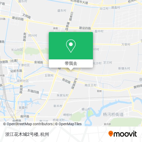 浙江花木城2号楼地图