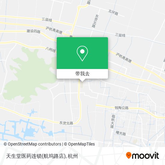 天生堂医药连锁(航坞路店)地图