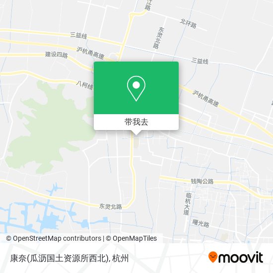 康奈(瓜沥国土资源所西北)地图