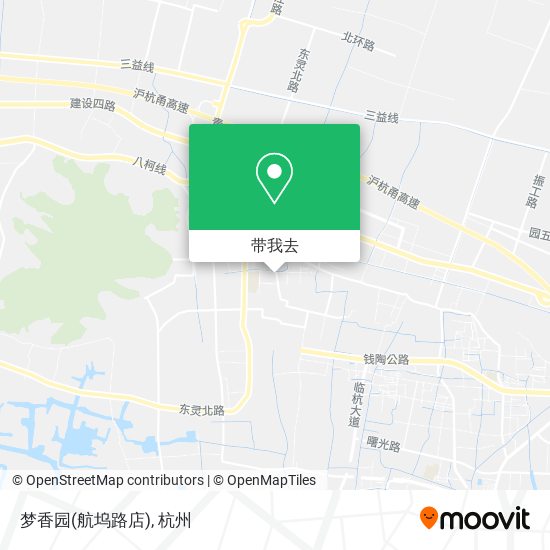梦香园(航坞路店)地图