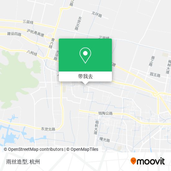 雨丝造型地图