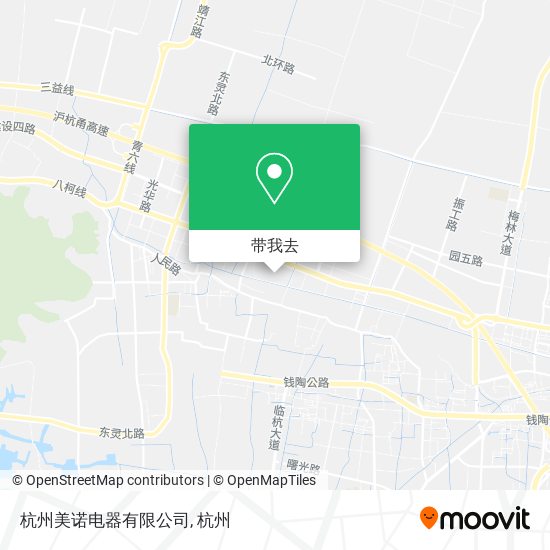 杭州美诺电器有限公司地图