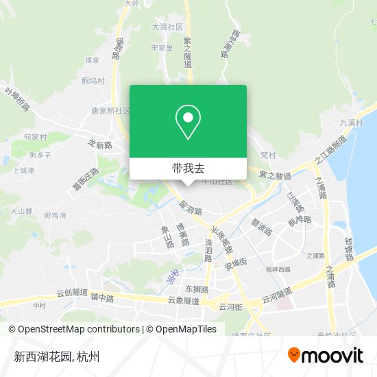 新西湖花园地图