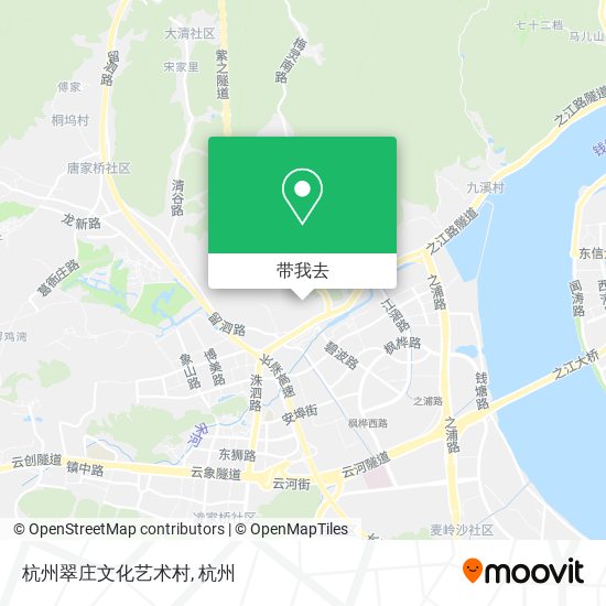 杭州翠庄文化艺术村地图