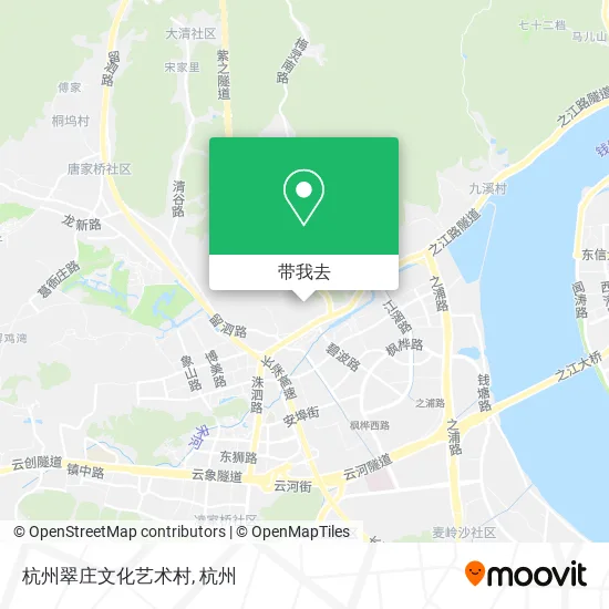 杭州翠庄文化艺术村地图