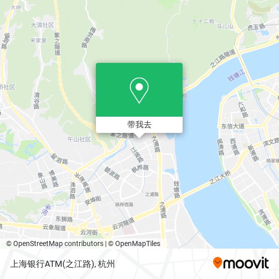 上海银行ATM(之江路)地图