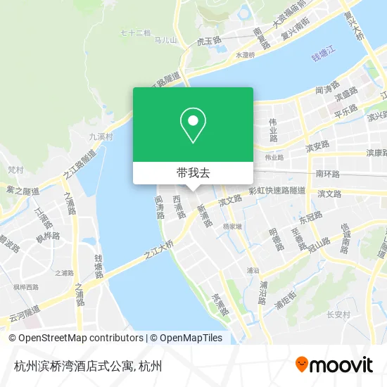 杭州滨桥湾酒店式公寓地图