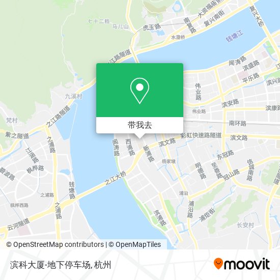 滨科大厦-地下停车场地图