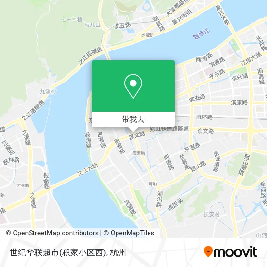 世纪华联超市(积家小区西)地图