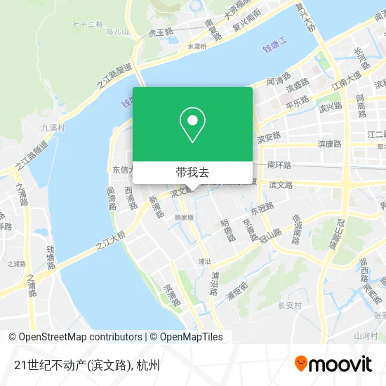 21世纪不动产(滨文路)地图