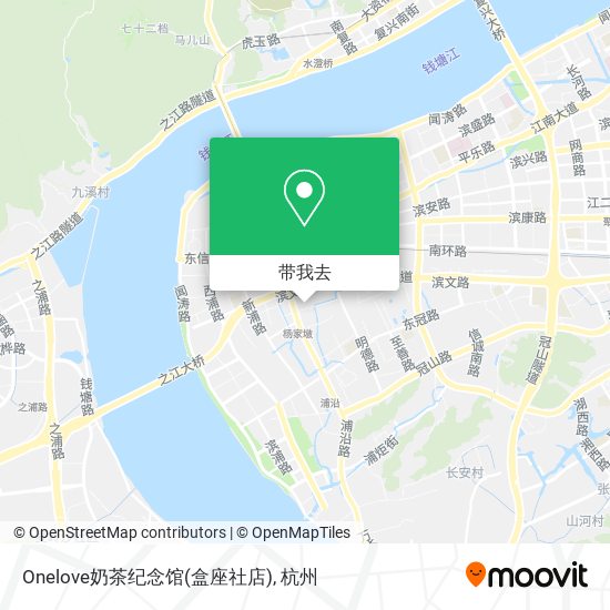 Onelove奶茶纪念馆(盒座社店)地图