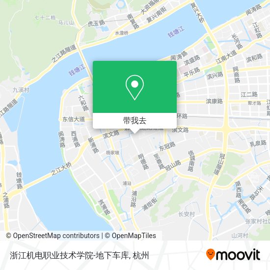 浙江机电职业技术学院-地下车库地图