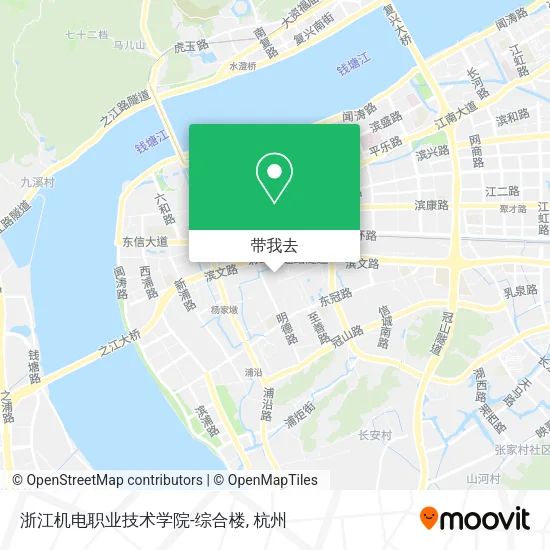 浙江机电职业技术学院-综合楼地图