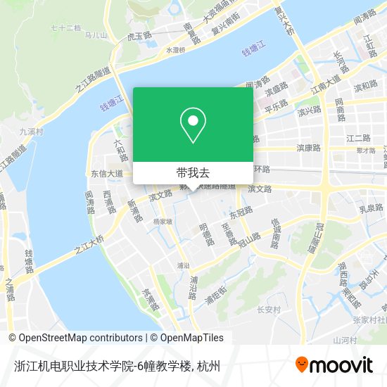 浙江机电职业技术学院-6幢教学楼地图