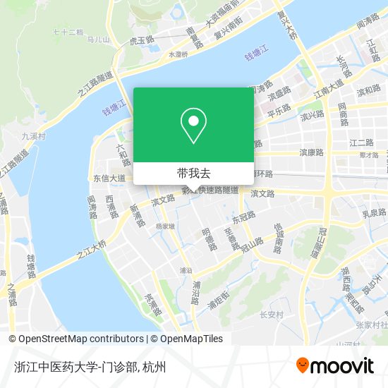 浙江中医药大学-门诊部地图