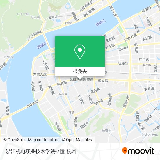 浙江机电职业技术学院-7幢地图