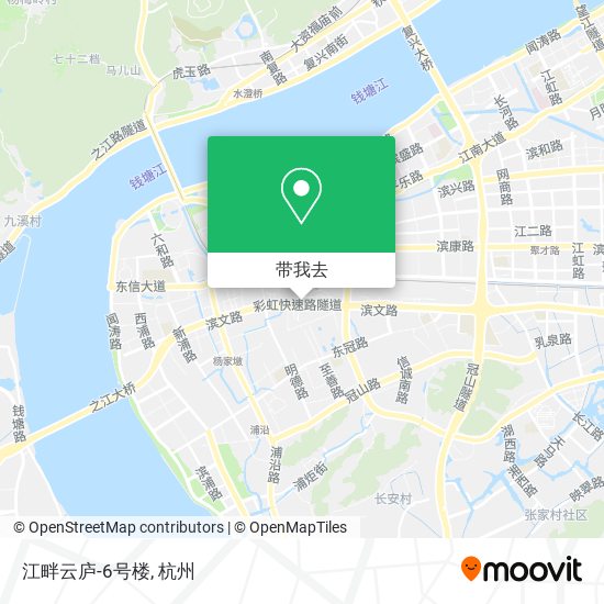 江畔云庐-6号楼地图