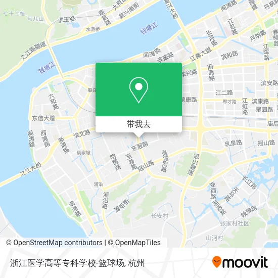 浙江医学高等专科学校-篮球场地图