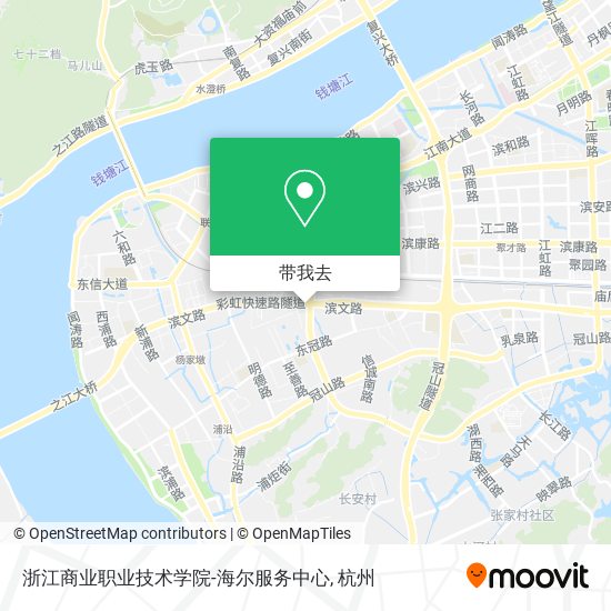 浙江商业职业技术学院-海尔服务中心地图