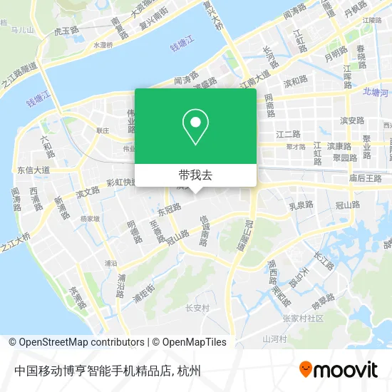 中国移动博亨智能手机精品店地图
