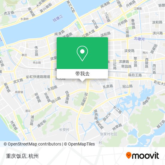 重庆饭店地图