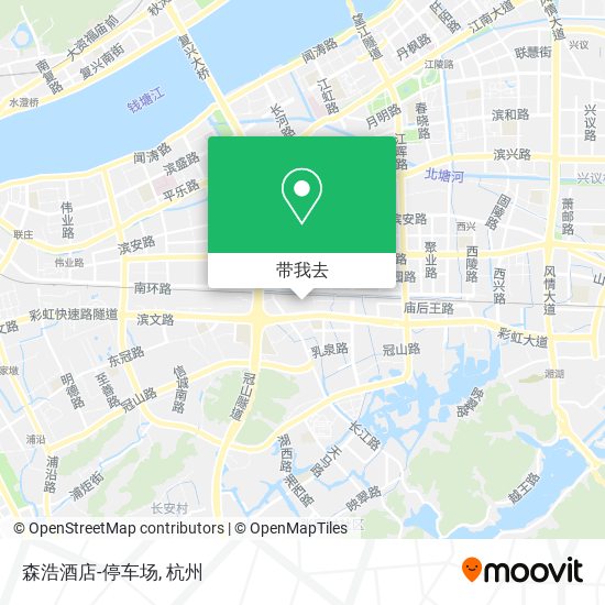 森浩酒店-停车场地图