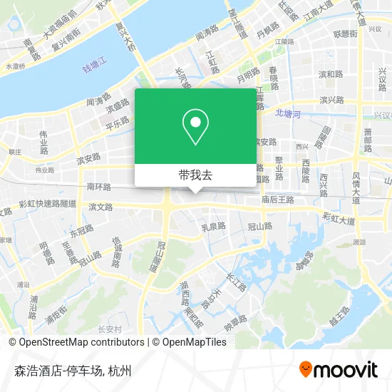 森浩酒店-停车场地图