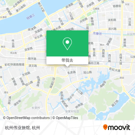 杭州伟业旅馆地图