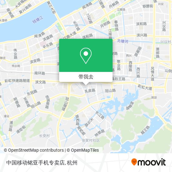 中国移动铭亚手机专卖店地图