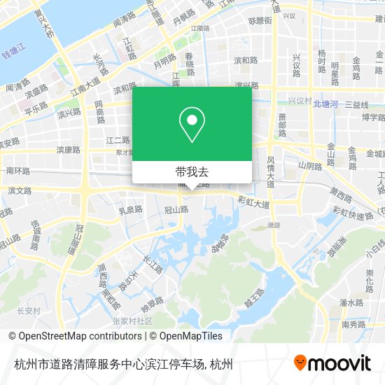 杭州市道路清障服务中心滨江停车场地图