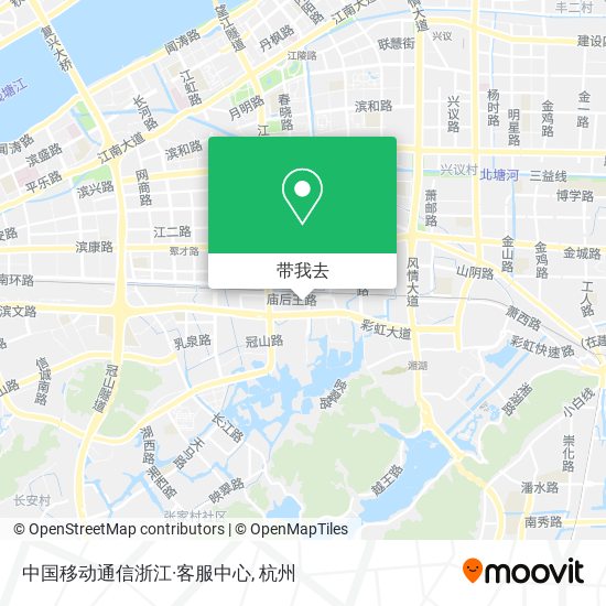 中国移动通信浙江·客服中心地图