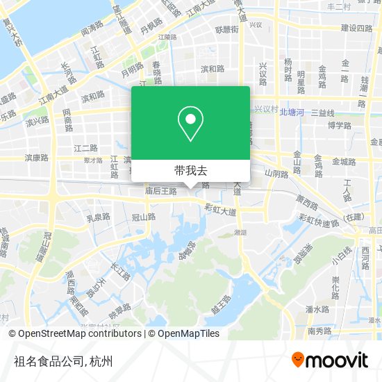祖名食品公司地图