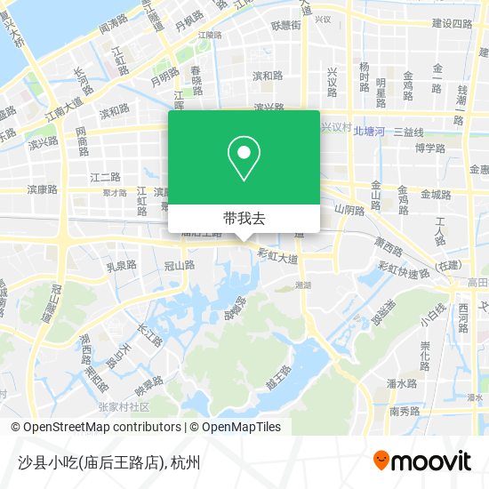 沙县小吃(庙后王路店)地图